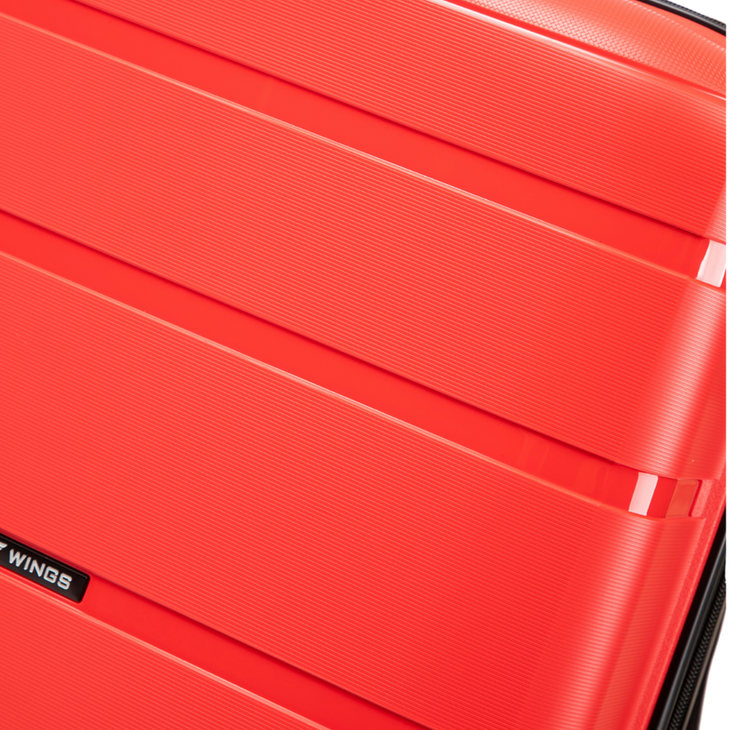 Komplet 3 walizek Wings HAWFINCH 3.0 polipropylen RED