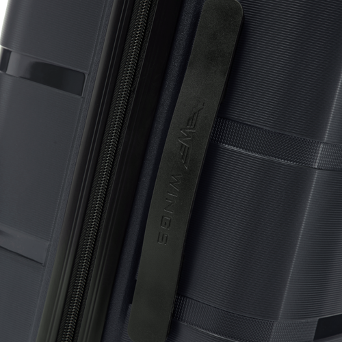 Komplet 3 walizek Wings HAWFINCH 3.0 polipropylen BLACK