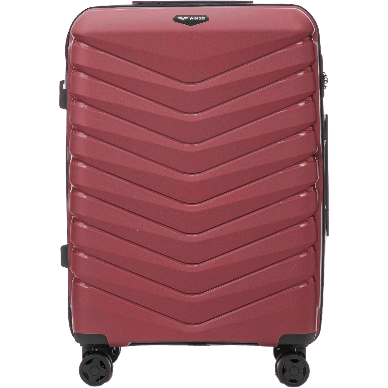 Walizka średnia Wings PHOENIX 2.0 polipropylen 24" BURGUNDY PHOENIX COLLECTION