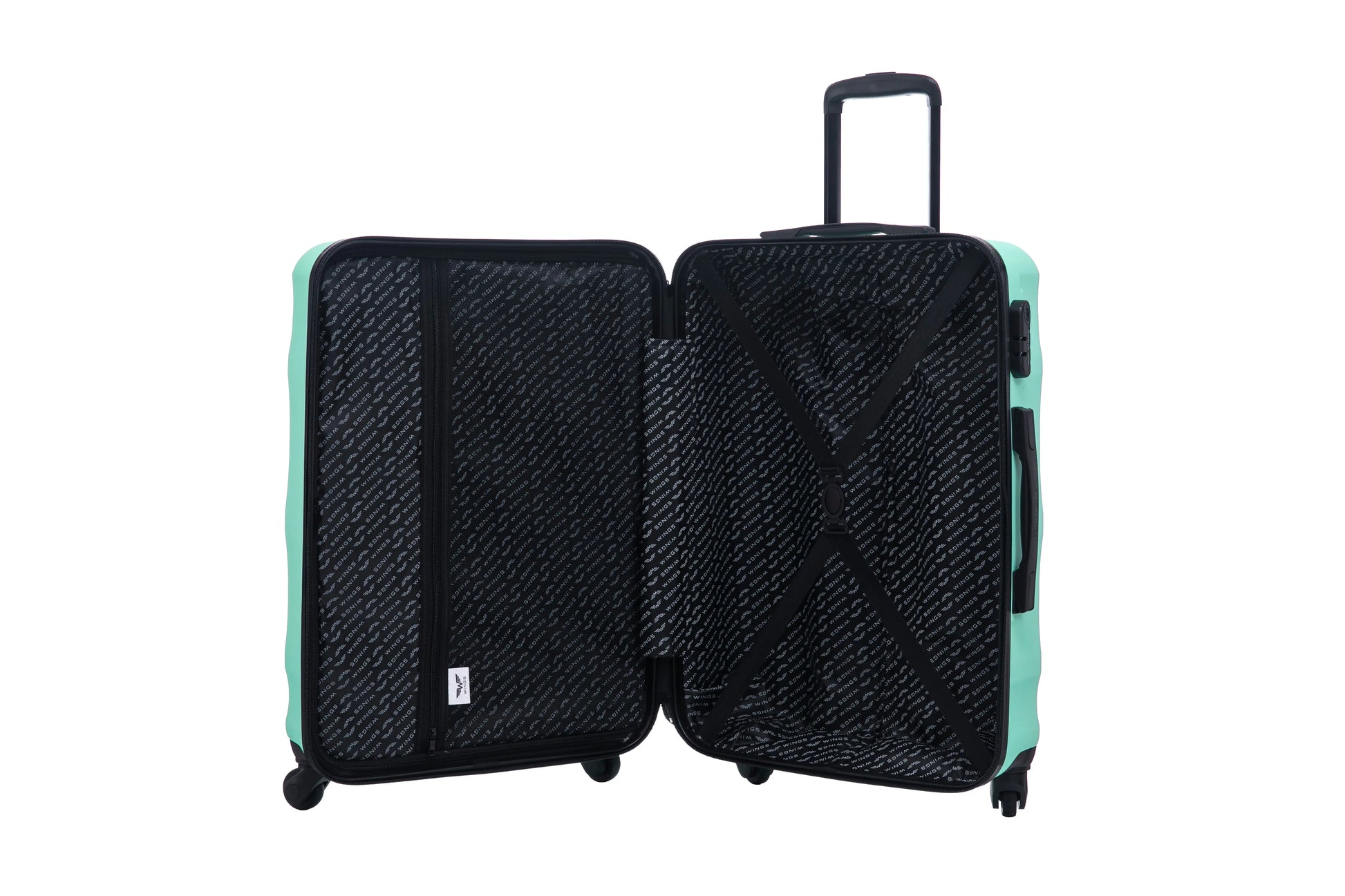 Komplet 3 WALIZEK Wings ABS+ VULTURE Light Green VULTURE COLLECTION