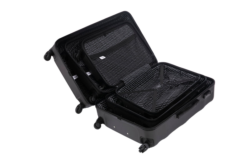 Komplet 3 WALIZEK Wings ABS+ VULTURE Dark Grey