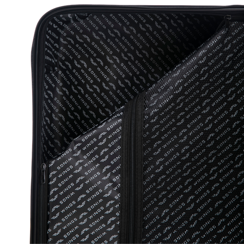 Komplet 3 WALIZEK Wings ABS+ COOT Black