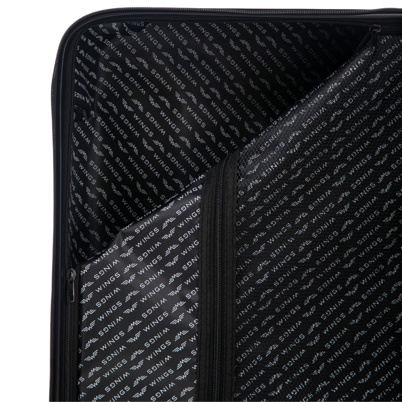 Komplet 3 WALIZEK Wings ABS+ COOT Black