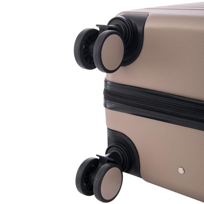 Komplet 3 WALIZEK Wings ABS+ COOT Champagne