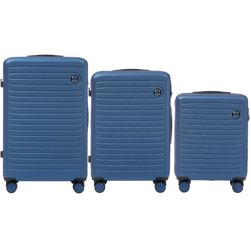 Komplet 3 WALIZEK Wings ABS+ COOT Middle Blue