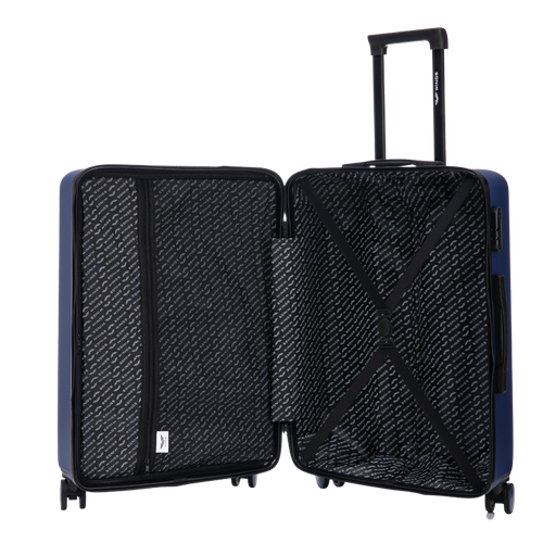 Walizka ŚREDNIA  Wings ABS+ COOT 24" Middle Blue