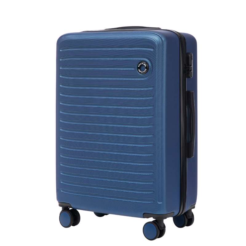 Walizka ŚREDNIA  Wings ABS+ COOT 24" Middle Blue