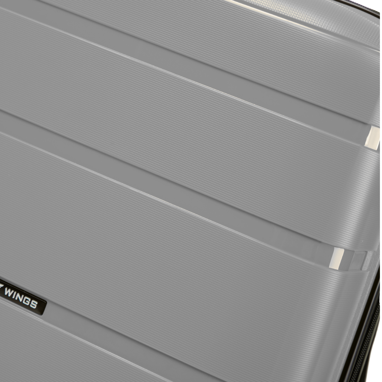 Komplet 3 walizek Wings HAWFINCH 3.0 polipropylen DARK GREY