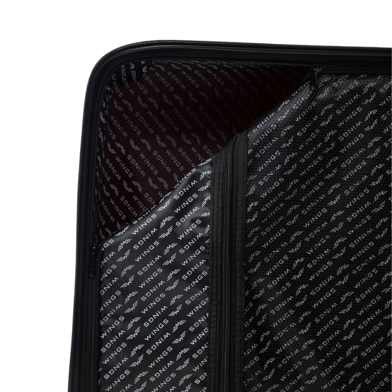 Komplet 3 walizek Wings HAWFINCH 3.0 polipropylen DARK GREY