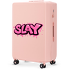 Walizka duża Wings ABS+ 28" Customized PINK SLAY