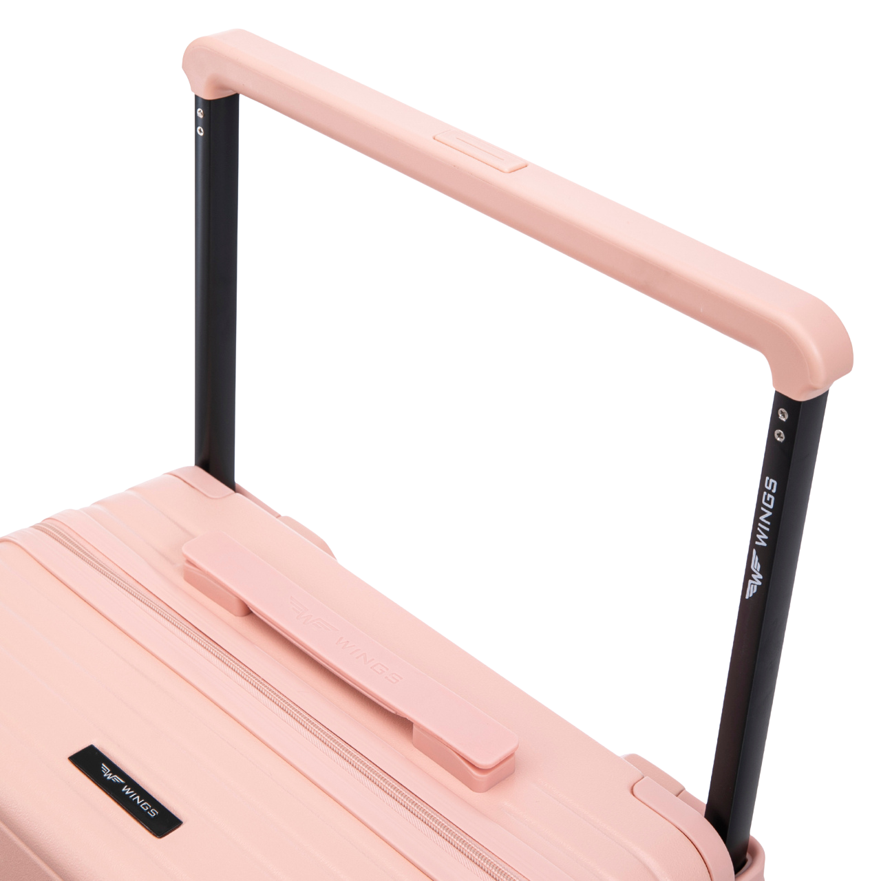 Walizka średnia Wings  ABS+ 24" Customized PINK SLAY