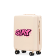Walizka kabinowa Wings ABS+ 20" Customized DIRTY WHITE SLAY