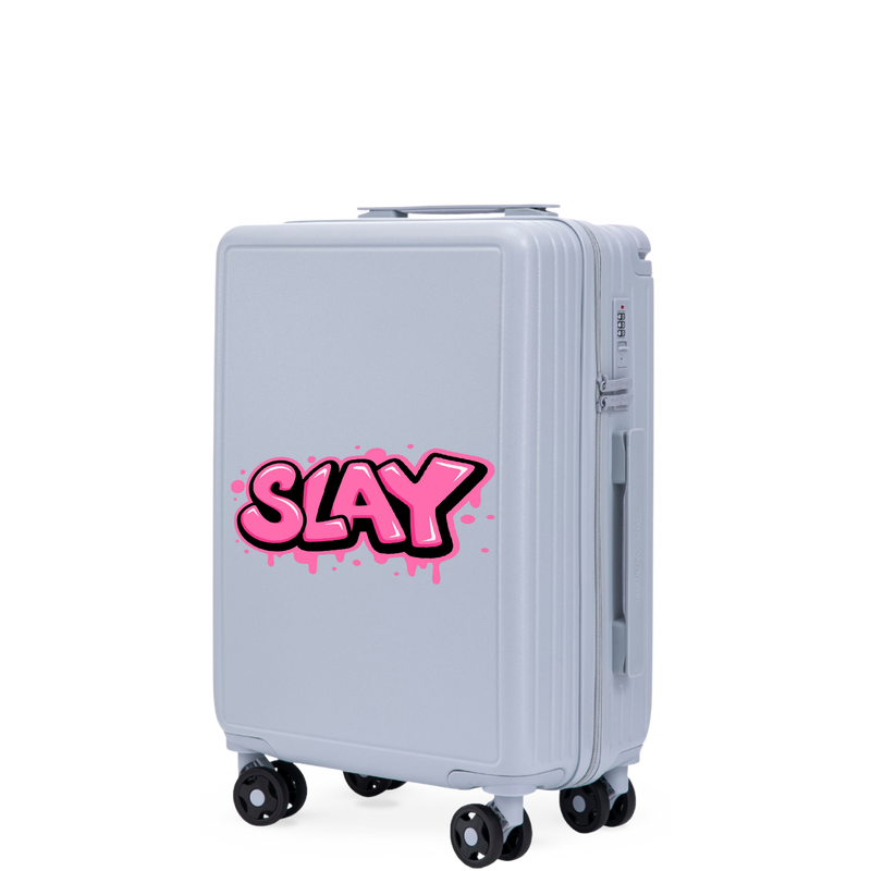 Walizka kabinowa Wings ABS+ 20" Customized PASTEL BLUE SLAY