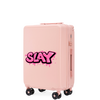 Walizka kabinowa Wings ABS+ 20" Customized PINK SLAY