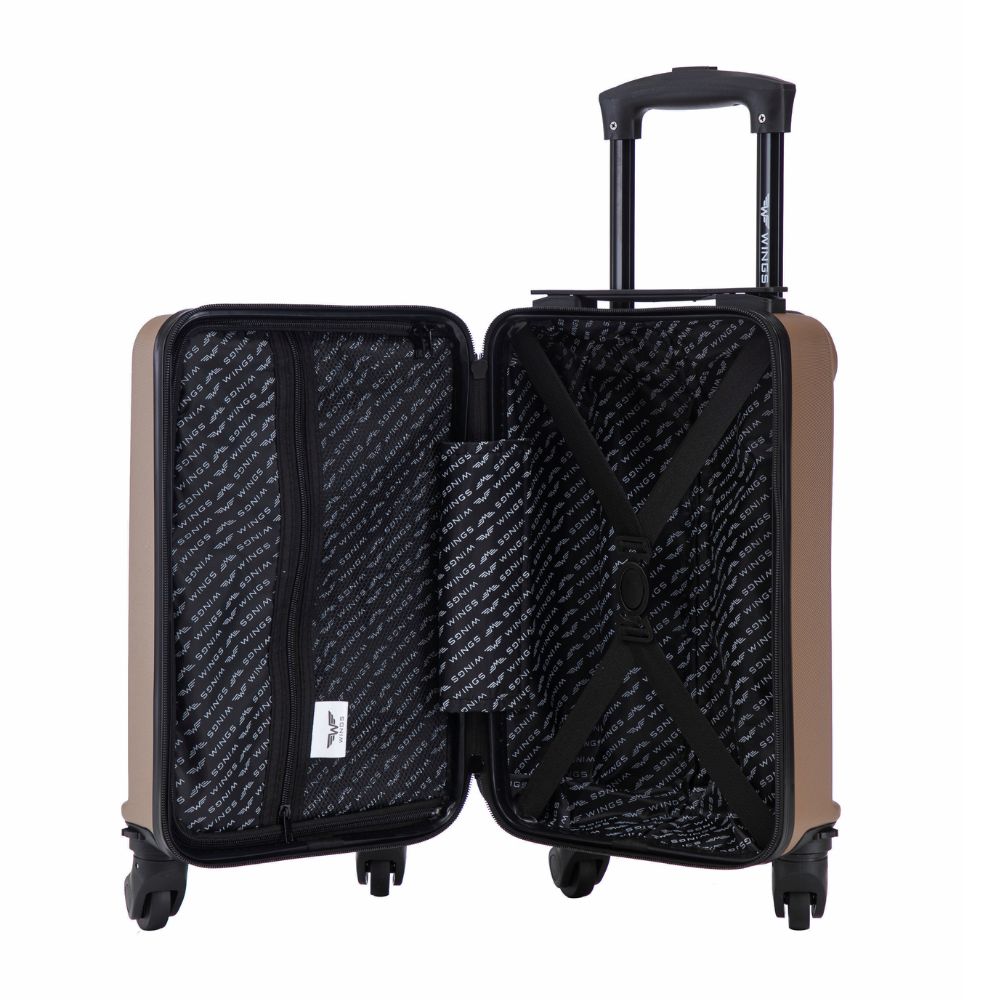 Walizka kabinowa Wings Free Carry On HARRIER Champagne