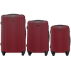 Komplet 3 walizek Wings KESTREL Burgundy