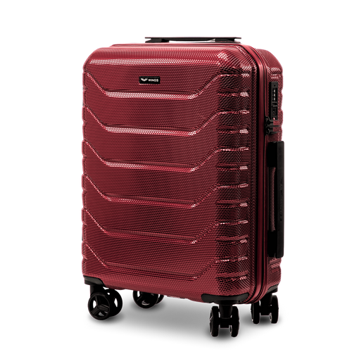 Walizka kabinowa Wings CRAKE 20" WINE RED