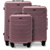 Zestaw 3 walizek Wings CRAKE POLICARBON 100% ROSE GOLD