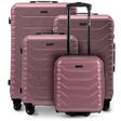 Zestaw 4 walizek Wings CRAKE POLICARBON 100% ROSE GOLD S/M/L + MINI