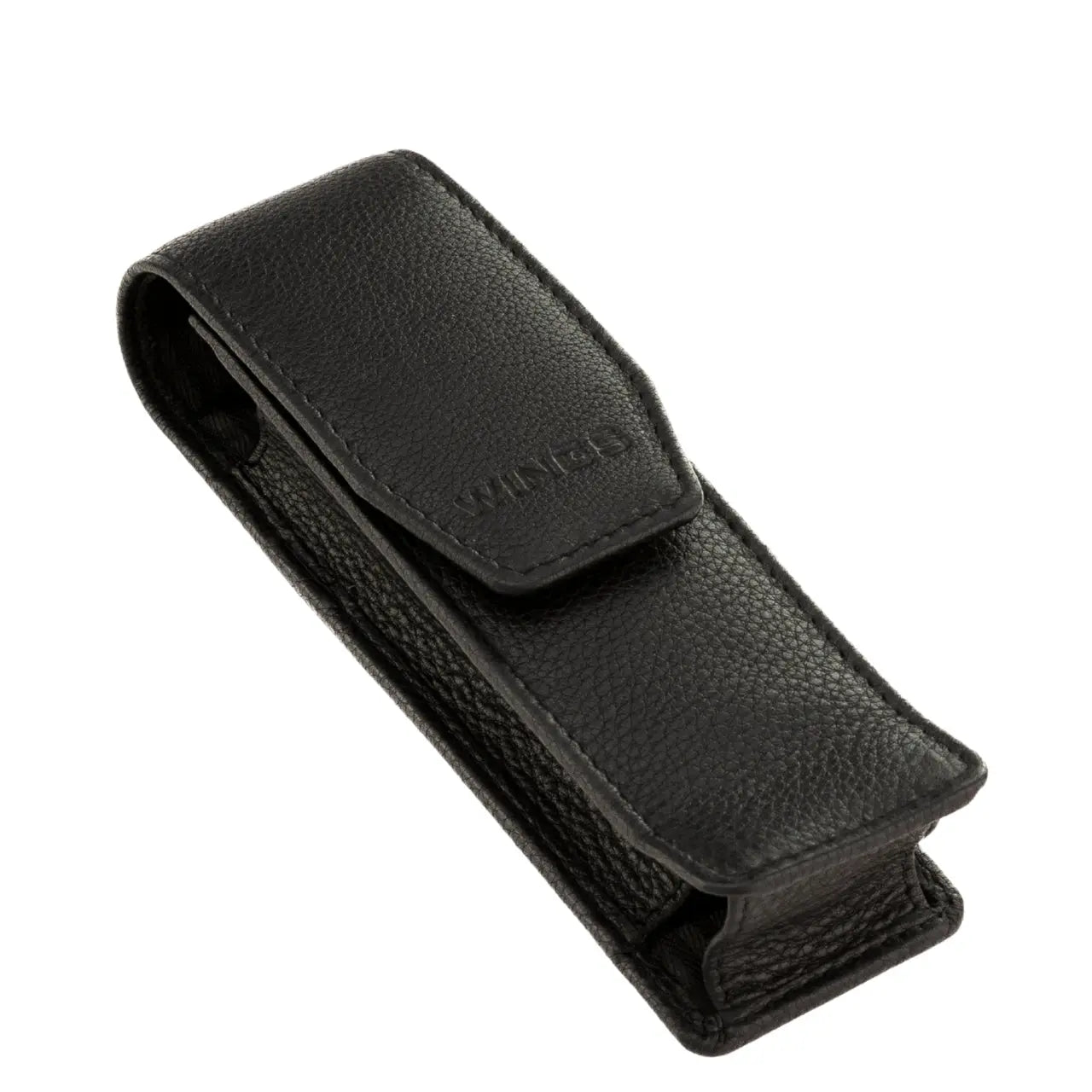 WINGS Etui na długopis ze skóry naturalnej Black LEATHER COLLECTION
