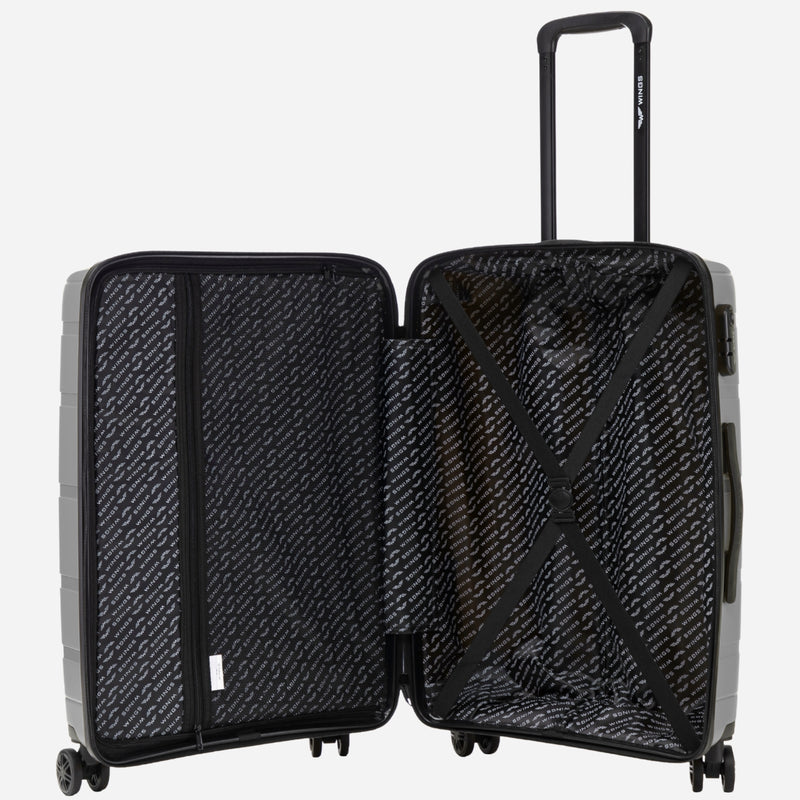 Walizka średnia Wings HAWFINCH 3.0 polipropylen 24" D. GREY