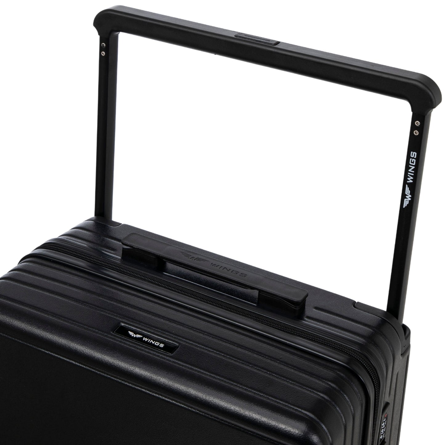 Walizka kabinowa Wings ABS+ 20" Customized BLACK CIAO