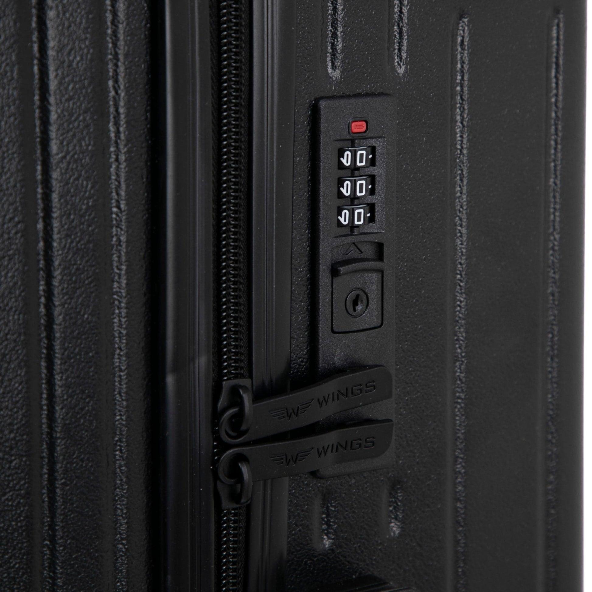 Walizka kabinowa Wings ABS+ 20" Customized BLACK CIAO