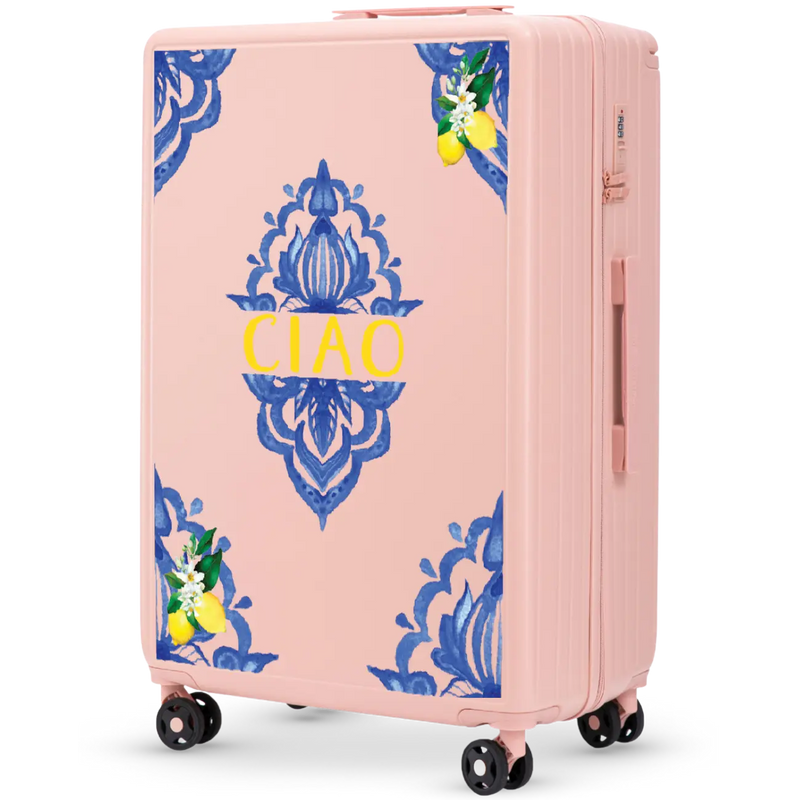Walizka duża Wings ABS+ 28" Customized SOFT PINK CIAO