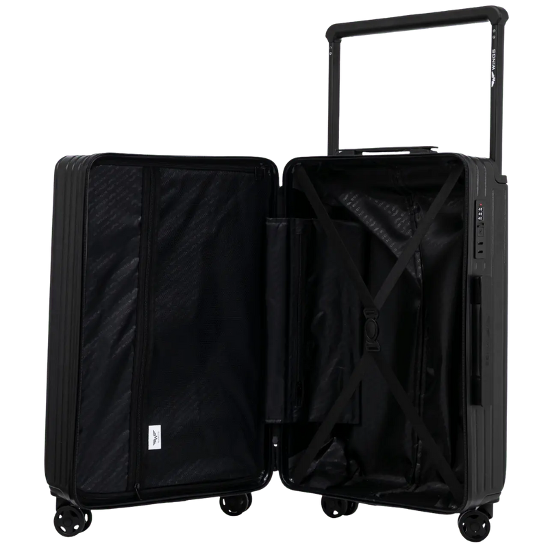 Walizka duża Wings ABS+ 28" Customized BLACK CIAO