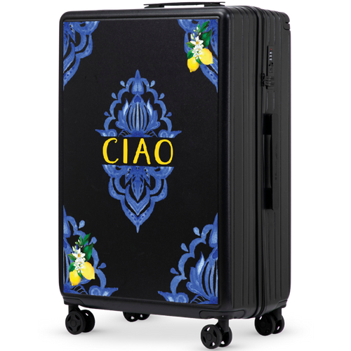 Walizka duża Wings ABS+ 28" Customized BLACK CIAO