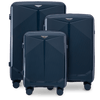 Komplet 3 walizek Wings COCKATIEL polipropylen BLUE