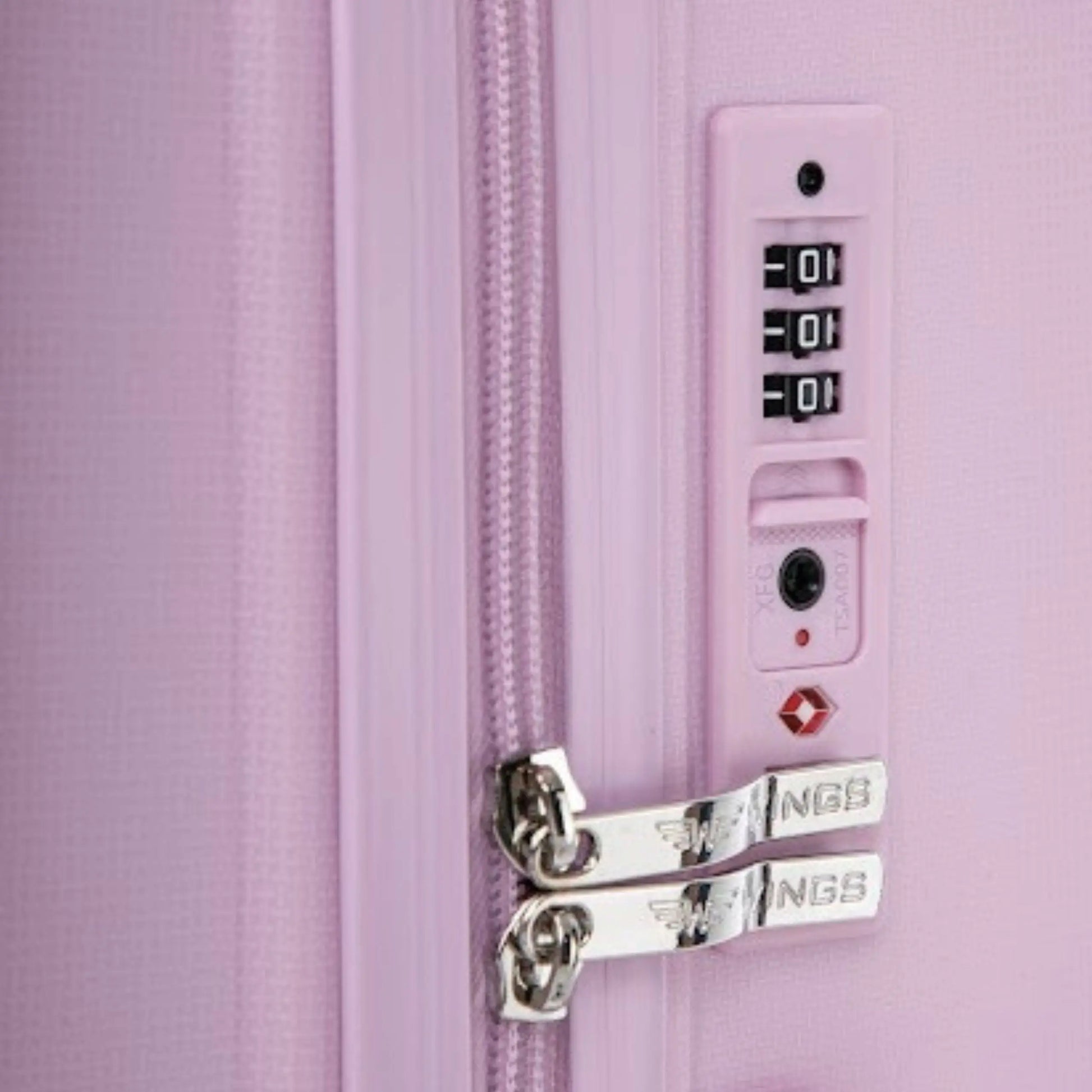 Komplet 3 walizek Wings COCKATIEL polipropylen WHITE PINK COCKATIEL COLLECTION