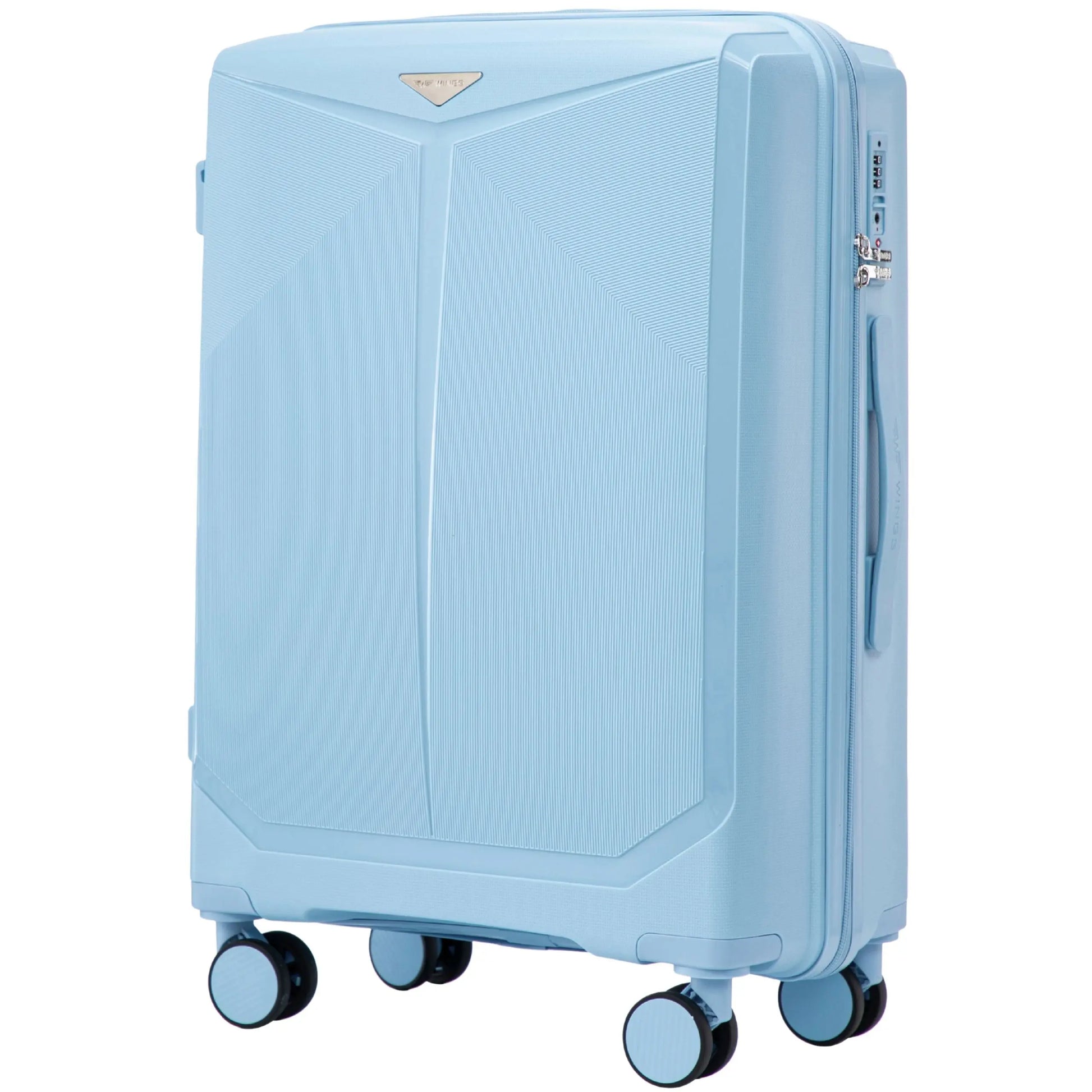 Komplet 3 walizek Wings COCKATIEL polipropylen LIGHT BLUE COCKATIEL COLLECTION