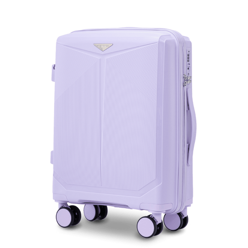 Walizka kabinowa Wings COCKATIEL polipropylen 20" WHITE PURPLE