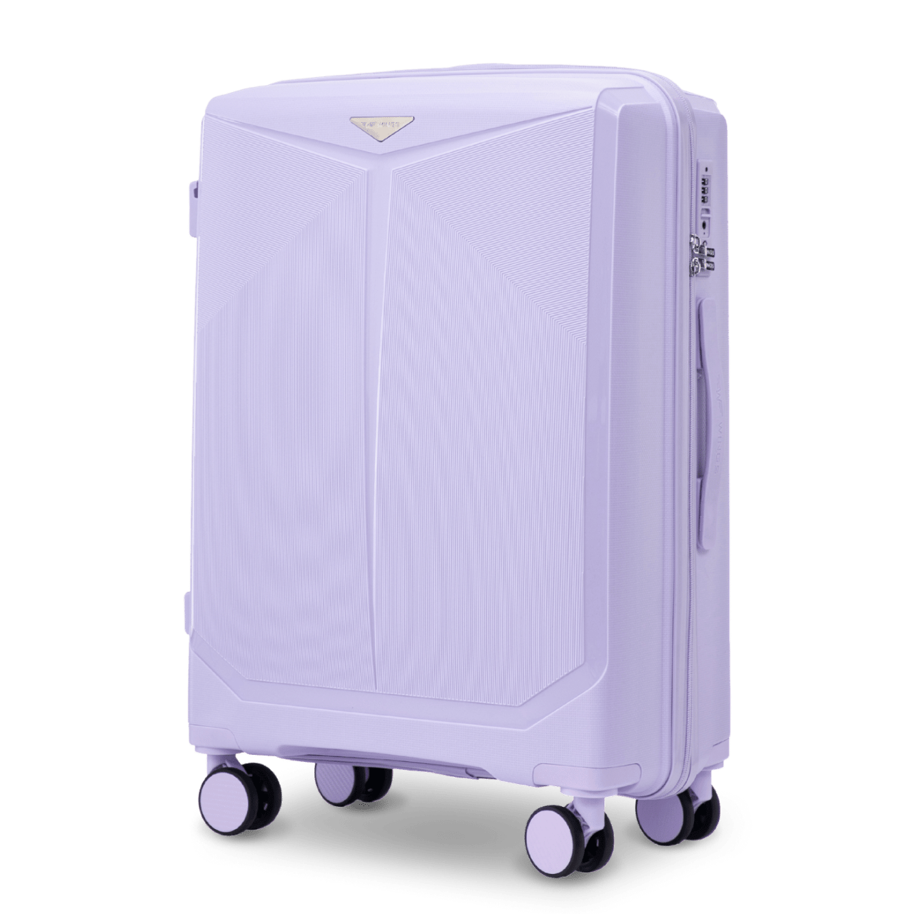 Walizka średnia Wings COCKATIEL polipropylen 24" WHITE PURPLE