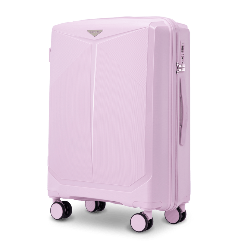 Walizka średnia Wings COCKATIEL polipropylen 24" WHITE PINK