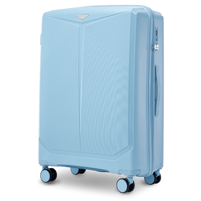 Walizka duża Wings COCKATIEL 28" polipropylen LIGHT BLUE