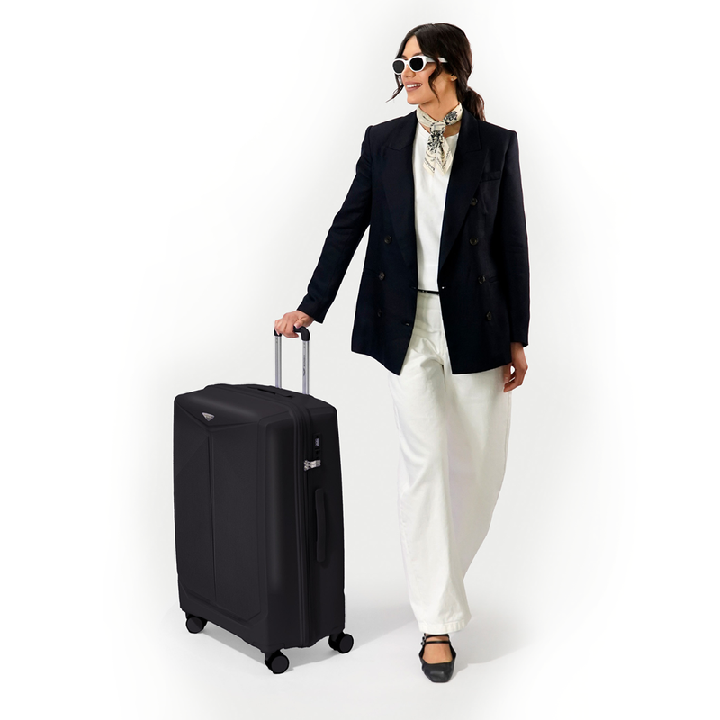 Walizka duża Wings COCKATIEL 28" polipropylen BLACK