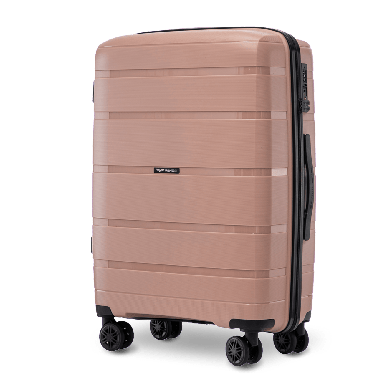 Walizka średnia Wings HAWFINCH 2.0  polipropylen 24" ROSE GOLD