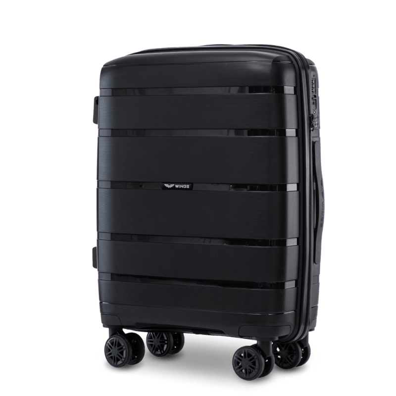 Walizka kabinowa Wings HAWFINCH 2.0  polipropylen  20" BLACK