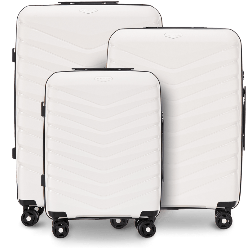 Zestaw 3 walizek Wings PHOENIX polipropylen WHITE