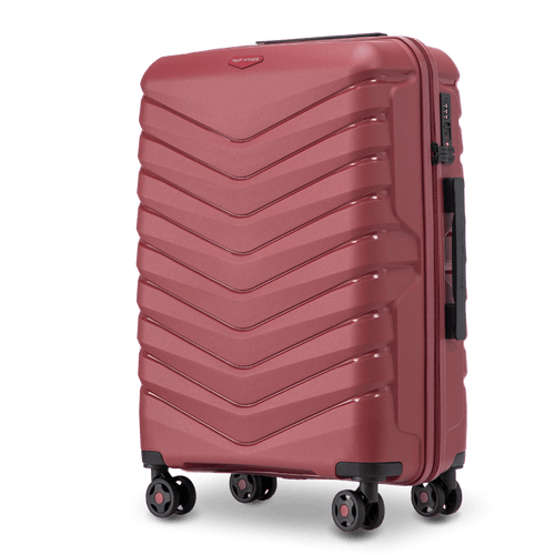 Walizka średnia Wings PHOENIX polipropylen 24" WINE RED