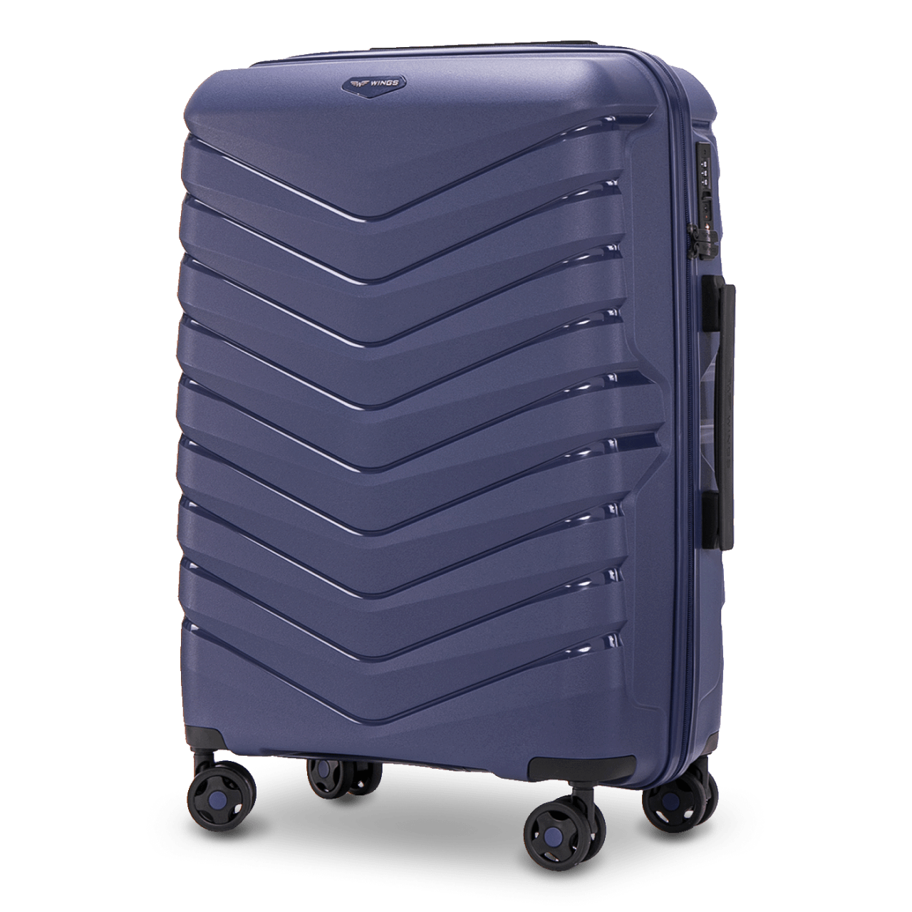 Walizka średnia Wings PHOENIX polipropylen 24" NAVY BLUE PHOENIX COLLECTION