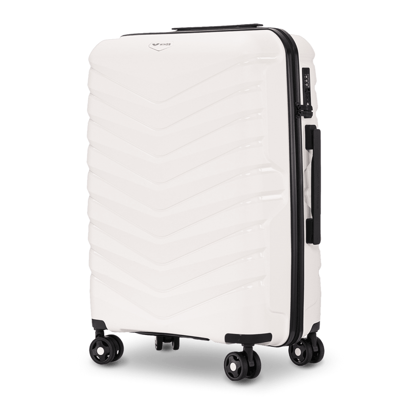Walizka średnia Wings PHOENIX polipropylen 24" WHITE