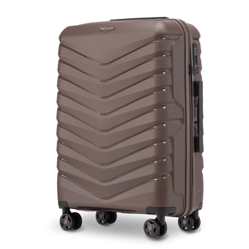 Walizka średnia Wings PHOENIX polipropylen 24" BROWN