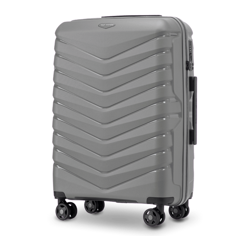 Walizka średnia Wings PHOENIX polipropylen 24" DARK GREY