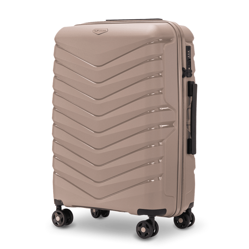 Walizka średnia Wings PHOENIX polipropylen 24" CHAMPAGNE