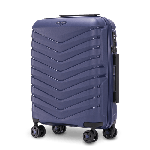 Walizka kabinowa Wings PHOENIX polipropylen 20" NAVY BLUE