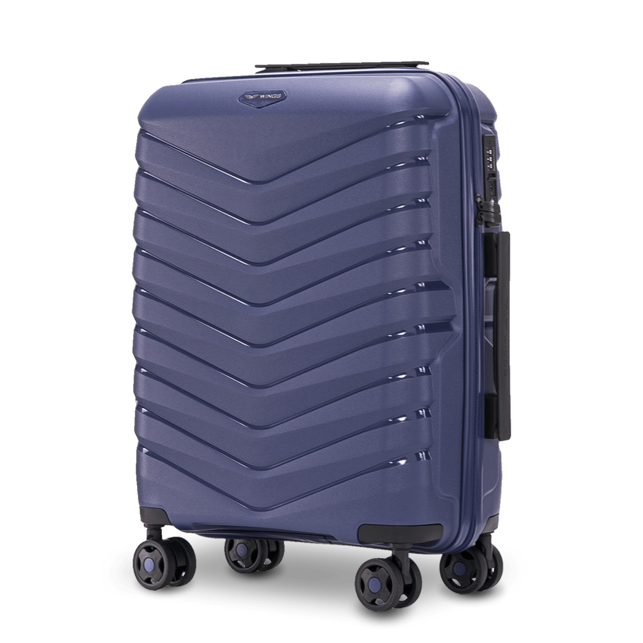 Walizka kabinowa Wings PHOENIX polipropylen 20" NAVY BLUE PHOENIX COLLECTION