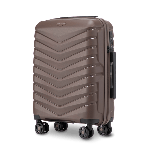 Walizka kabinowa Wings PHOENIX polipropylen 20" BROWN